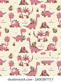 Dinosaurs Seamless Pattern
Dinosaurs Seamless Pattern
