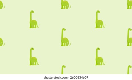 Dinosaurs seamless pattern background. Cute Dinosaurs illustration pattern. Cartoon Dinosaurs background. Perfect for fashion clothes, shirt, fabrics, textiles, wallpaper, decor, print, packaging.