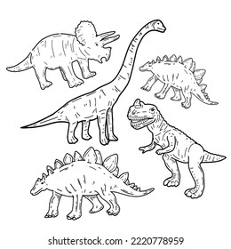 Dinosaurios establecen vector de tracción manual