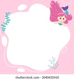 Dinosaurs. Set of vector frames in the form of a spot in a flat cartoon style. Template for children's photos, postcards, invitations.