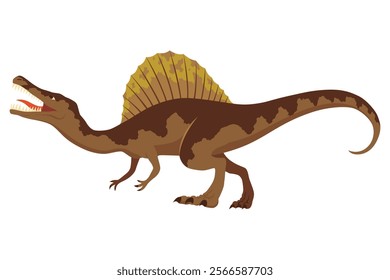 Dinosaurs silhouette. Dino monsters icon. Prehistoric reptile monster. Sketch vector illustration isolated on white