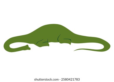 Dinosaurs silhouette. Dino monsters icon. Prehistoric reptile monster. Sketch vector illustration isolated on white