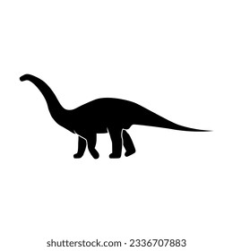 plantilla de logotipo del vector de silueta de dinosaurios