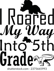 Dinosaurs t shirt design, custom design