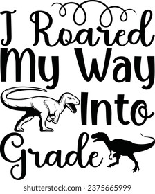 Dinosaurs t shirt design, custom design