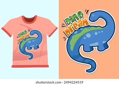 Dinosaurs tyrannosaur cartoon arts For tshirt, Apparel prints designs and other uses. Perfect for decoration, nursery t-shirt, kids apparel, invitation, simple child design.