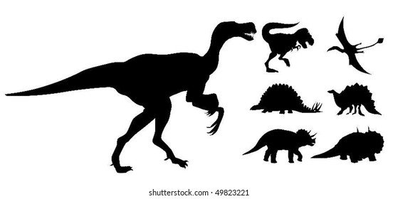 Dinosaurs vector