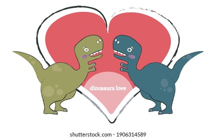 dinosaurs vector graphics cartoon lovers 