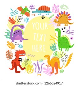 Dinosaurs vector illustration