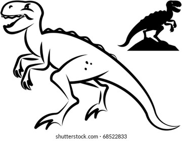 Dinosaurs.  Vector illustration