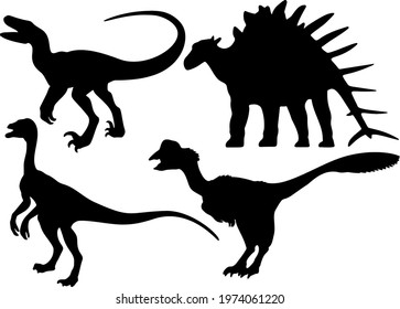 Dinosaurs Velociraptor, Centrosaurus, Oviraptor in the set.