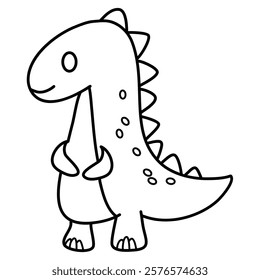 dinosaurus coloring page animal design