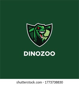 dinosaurus design logo vector icon