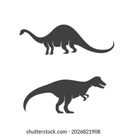 Dinosaurus icon Template vector illustration design