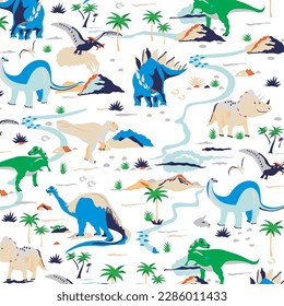 Dinosaurus vector graphics are great for attractive color covers