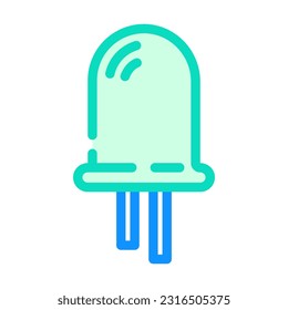 diode electrical engineer color icon vector. diode electrical engineer sign. isolated symbol illustration