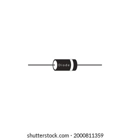Diode icon vector illustration logo design templat.