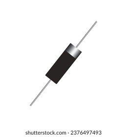 Diode icon vector illustration logo design