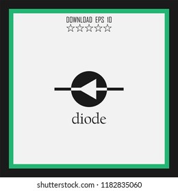 diode vector icon