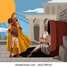 diogenes the cynic greek philosopher and alexander the great