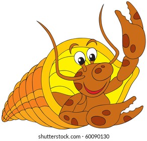 Diogenes-crab