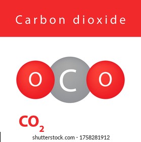 Сarbon dioxide reaction chemistry element