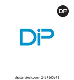 DIP Logo Letter Monogram Design