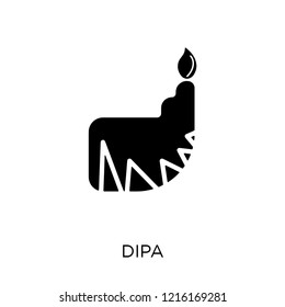 Dipa icon. Dipa symbol design from India collection. Simple element vector illustration on white background.