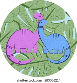 Diplodocus in Circle 