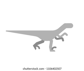 Diplodocus dinosaur isolated. Ancient animal. Dino prehistoric monster. Beast is Jurassic period. Vector illustration.
