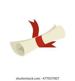 diplom certificate graduation isolated