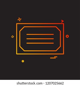 diploma award winner icon design vector