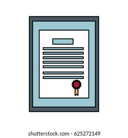 diploma certificate icon image 