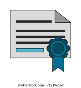 diploma or certificate icon image 