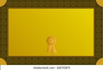 Diploma Certificate. Jpeg Version Also Available In Gallery.