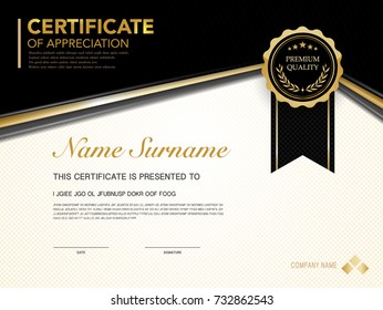 Black Certificate Design Images, Stock Photos & Vectors | Shutterstock