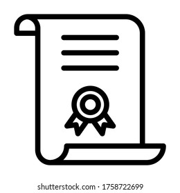Diploma, certificate vector - education icons