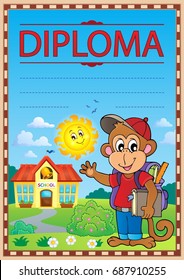 Diploma concept image 7 - eps10 vector illustration.