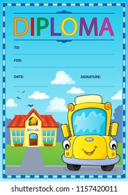 Diploma design image 5 - eps10 vector illustration.