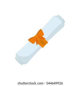 Diploma educational certification icon vector illustration graphic design