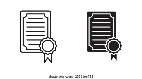Diploma Filled flat icons set for apps and web ui designs.