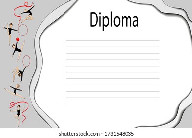 diploma form for the school of rhythmic gymnastics