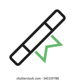Diploma, graduation, degree icon vectgor image. Can also be used for education and science. Suitable for mobile apps, web apps and print media. 