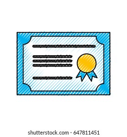 diploma graduation isolated icon