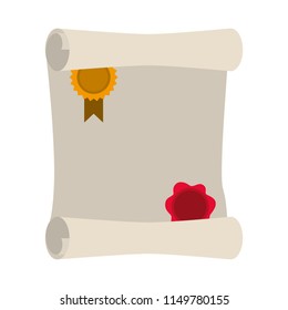 diploma graduation open icon