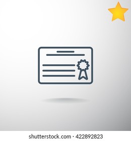 Diploma icon