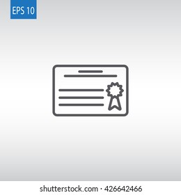 Diploma icon