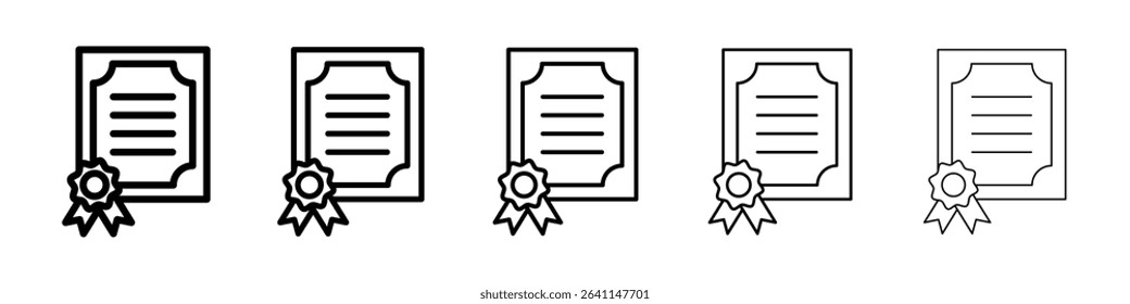 Diploma icon concept. graphic design, logo, Web, UI.