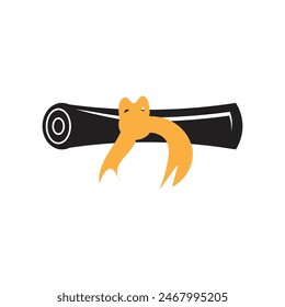 Diploma icon design template isolated illustration