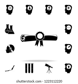 diploma icon. Education icons universal set for web and mobile